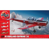 AIRFIX A04105 DE HAVILLAND CHIPMUNK T.10 1/48 SCALE PLANE PLASTIC MODEL KIT