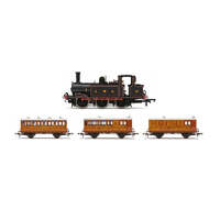 HORNBY R3961 ISLE OF WIGHT CENTRAL RAILWAY TERRIER TRAIN PACK 00 GAUGE LOCOMOTIVE THREE CARRIAGES