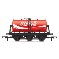 HORNBY R60154 CHRISTMAS 2023 COCA-COLA 6 WHEEL TANK WAGON 00 GUAGE ROLLING STOCK