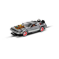 SCALEXTRIC C4307 BACK TO THE FUTURE 3 TIME MACHINE DELOREAN SLOT CAR