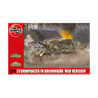 AIRFIX 1376 STURMPANZER IV BRUMMBAR MID VERSION 1:35 SCALE PLASTIC MODEL KIT