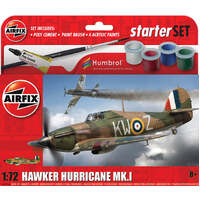 AIRFIX A55111A HAWKER HURRICANE MK1 1/72 GIFT SET PLASTIC MODEL KIT