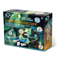 DISCOVERY ADVENTURES 100X MICROSCOPE WITH ACCESSORIES 36PC