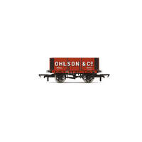 HORNBY 60096 6 PLANK WAGON OHLSON & CO OO GAUGE MODEL TRAIN ROLLING STOCK