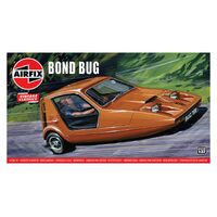 AIRFIX A02413V BOND BUG TWO SEAT THREE WHEEL VEHICLE VINTAGE CLASSICS 1/32 SCALE PLASTIC MODEL KIT