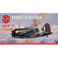 AIRFIX A02050V BREWSTER BUFFALO VINTAGE CLASSICS FIGHTER 1/72 SCALE PLASTIC MODEL KIT