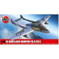 AIRFIX 06108 DE HAVILLAND VAMPIRE FB.5/FB.9 JET BOMBER 1/48 SCALE PLASTIC MODEL KIT BOMBER