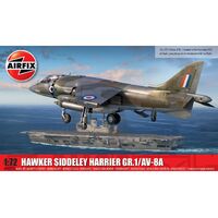 AIRFIX A04057A HAWKER SIDDLEY HARRIER GR.1/AV-8A 1/72 SCALE PLASTIC MODEL KIT FIGHTER