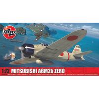 AIRFIX A01005B MITSUBISHI A6M2B ZERO 1/72 SCALE PLASTIC MODEL KIT