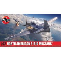 AIRFIX A01004B NORTH AMERICAN P-51D MUSTANG 1/72 SCALE PLASTIC MODEL KIT FIGHTER