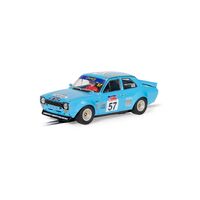 SCALEXTRIC C4445 FORD ESCORT MK1 TONY PAXMAN RACING #57 1/32 SCALE SLOT CAR