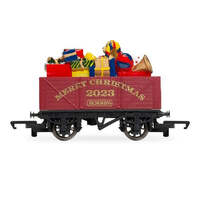 HORNBY R60082 MERRY CHRISTMAS 2023 WAGON HO/OO SCALE ROLLING STOCK