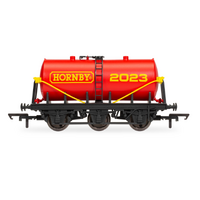 HORNBY R60084 HORNBY 2023 WAGON 6 WHEEL MILK TANKER HO/OO SCALE ROLLING STOCK