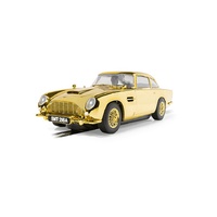 SCALEXTRIC C4550A ASTON MARTIN DB5 GOLDFINGER 007 60TH ANNIVERSARY GOLD EDITION 1/32 SCALE SLOT CAR