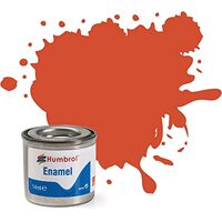 HUMBROL 132 RED SATIN ENAMEL PAINT