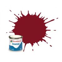 HUMBROL 133 BROWN SATIN ENAMEL PAINT