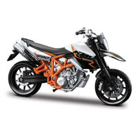 BURAGO 51050 KTM 990 SUPERMOTO R 1/18 DIECAST MODEL MOTORBIKE