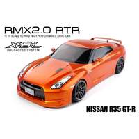 MST 533702O RMX 2.0 RTR NISSAN R35 GT-R ORANGE BODY BRUSHLESS 1:10 RC DRIFT CAR