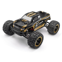 BLACKZON 540101 SLYDER MT 4WD ELECTRIC MONSTER TRUCK 1:16 REMOTE CONTROL READY TO RUN BLACK AND GOLD