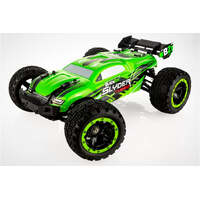 BLACKZON 540202 SLYDER TURBO 2S BRUSHLESS STADIUM TRUCK GREEN 1/16 SCALE  4WD