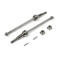 BLACKZON 540239 STEEL FRONT UNIVERSAL DRIVE SHAFTS 2PC