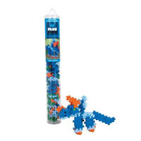 PLUS PLUS DINOSAUR TUBE - TRICERATOPS 100PC CREATIVE CONSTRUCTION BLOCKS