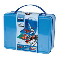 PLUS PLUS METAL SUITCASE BLUE - BASIC 600PC CREATIVE CONSTRUCTION BLOCKS