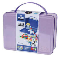 PLUS PLUS METAL SUITCASE PURPLE - PASTEL 600PC CREATIVE CONSTRUCTION BLOCKS