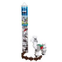 PLUS PLUS ZOO TUBE - LLAMA 100PC CREATIVE CONSTRUCTION BLOCKS