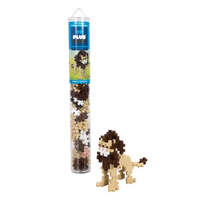 PLUS PLUS ZOO TUBE - LION 100PC CREATIVE CONSTRUCTION BLOCKS