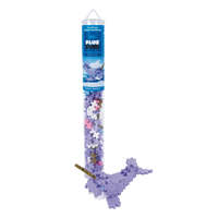 PLUS PLUS AQUA TUBE - NARWHAL 100PC CREATIVE CONSTRUCTION BLOCKS