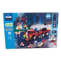 PLUS PLUS GO! FIRE AND RESCUE 500PC WITH BASEPLATES CREATIVE CONSTRUCTION BLOCKS