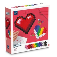 PLUS PLUS PUZZLE BY NUMBER HEARTS 250PC