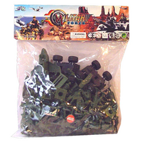 MILITARY FORCE SOLDIERS VEHICLES AND ACCESSORIES IN A BAG