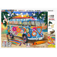 RGS GROUP 8502 LASER CRAFTED 402 PC WOODEN WIDGET PUZZLE  - BEACH BREAK