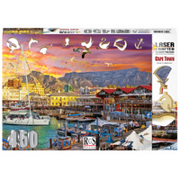 RGS GROUP 8505 LASER CRAFTED 450 PC WOODEN WIDGET PUZZLE  - CAPE TOWN