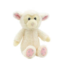 BEVERLY HILLS TEDDY BEAR COMPANY WORLDS SOFTEST PLUSH SMALL 25CM - LAMB