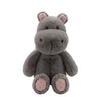 BEVERLY HILLS TEDDY BEAR COMPANY WORLDS SOFTEST PLUSH MEDIUM 40CM - HIPPOPOTAMUS