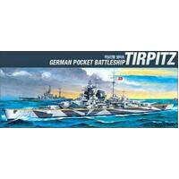 ACADEMY 14219 TIRPITZ GERMAN BATTLESHIP 1:800 PLASTIC MODEL KIT