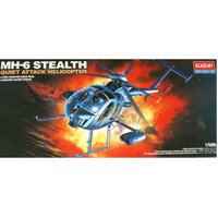 ACADEMY 12260 MH-6 STEALTH HELICOPTER MODEL HELICOPTER 1/48