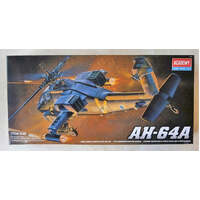 ACADEMY 12488 AH-64A APACHE 1:72 PLASTIC HELICOPTER MODEL KIT