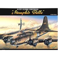 ACADEMY 12495 B-17F MEMPHIS BELLE 1:72 PLASTIC MODEL KIT