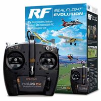 HORIZON HOBBY RFL2000 REALFLIGHT EVOLUTION RC PLANE SIMULATOR WITH MODE CHANGEABLE SPEKTRUM INTERLINK DX CONTROLLER