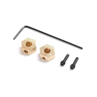 AXIAL AXI302002 BRASS 1.0G WHEEL HEX HUB 2 PIECES SCX24/AX24