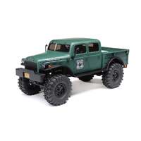 AXIAL SCX24 40S 4 DOOR DODGE POWER WAGON ROCK CRAWLER READY TO RUN GREEN