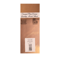 K&S 259 COPPER SHEET 0.025 X 4 X 10INCH (.635 X 102 X 254MM)