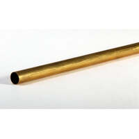 K&S 3921 ROUND BRASS TUBE .45MM WALL  3.0MM x 1.0M