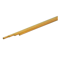 K&S 5072 SMALL BRASS ROD 4 PIECES 2 SIZES