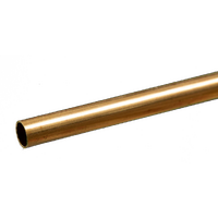 K&S 8131 BRASS ROUND TUBE 1/4 X .014