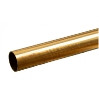 K&S 8140 BRASS ROUND TUBE 17/32 X .014